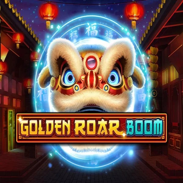 Golden Roar BOOM slot logo by Greentube at Beef Casino