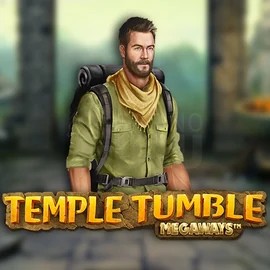 Temple Tumble Megaways slot logo by Relax Gaming at Beef CasinoTemple Tumble Megaways